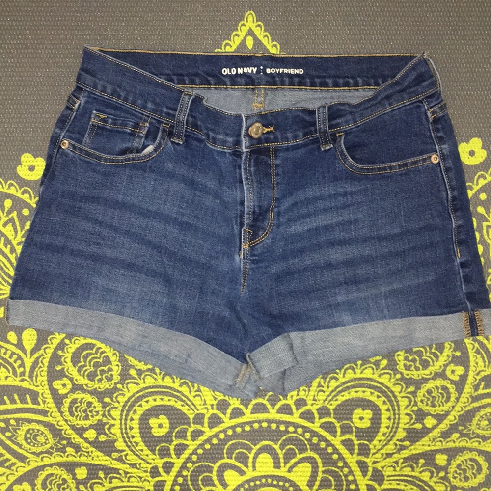 Dark Wash Denim Shorts